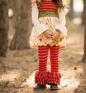 2pc Persnickety ruffle leggings dress set 5 5T